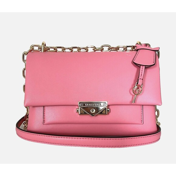New Michael Kors Cece Medium Flap Shoulder Bag Tea Rose - Picture 5 of 7